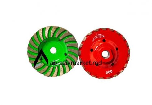 Алмазная чашка турбо с торцом Ø 100